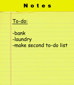 to do list
